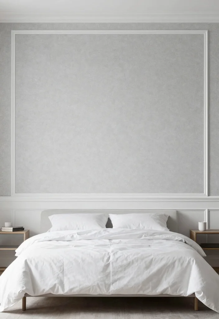 16 Wallpaper in Wall Moulding Ideas That Look Luxe - 16. Subtle Luxury 1