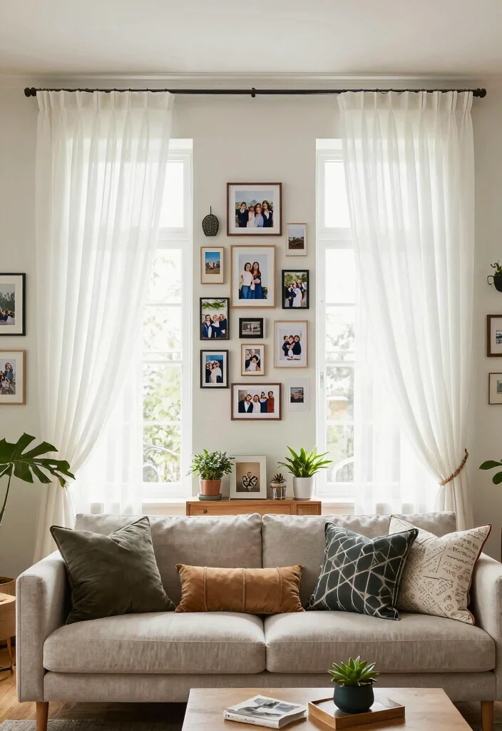16 White Blackout Curtains Ideas That Look Clean & Chic - 16. Personal Touches 1