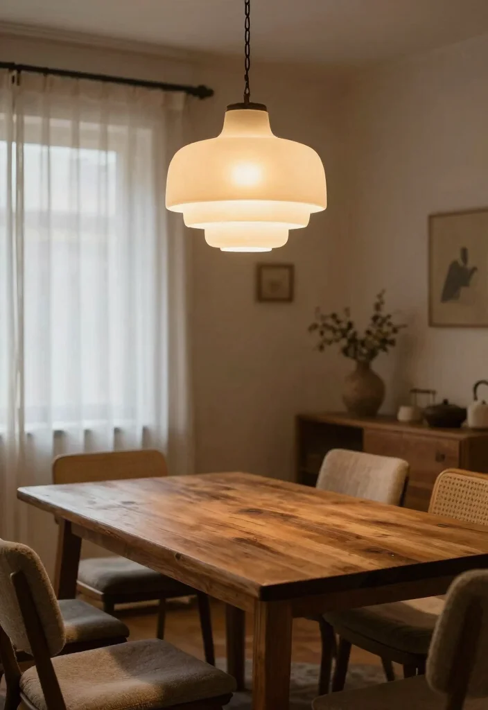 17 Glass Chandelier Dining Room Ideas With Luxe Shine - 6. Soft Glow with Frosted Glass 1