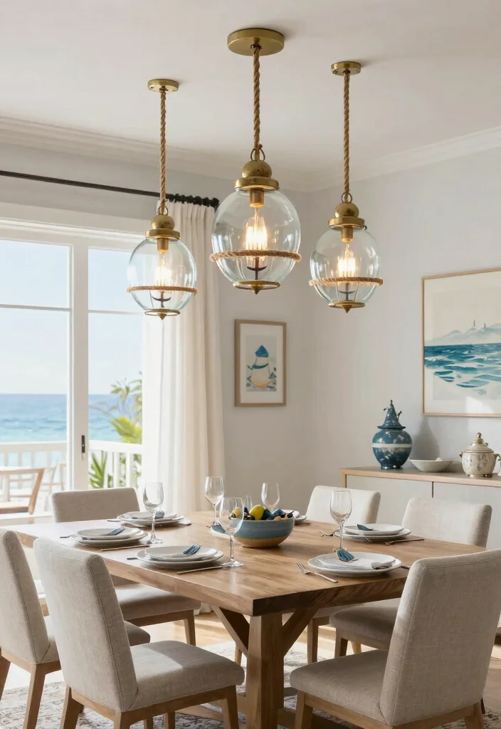 17 Pendant Ceiling Light Ideas That Feel Modern & Chic - 12. Nautical-Inspired Pendants 1