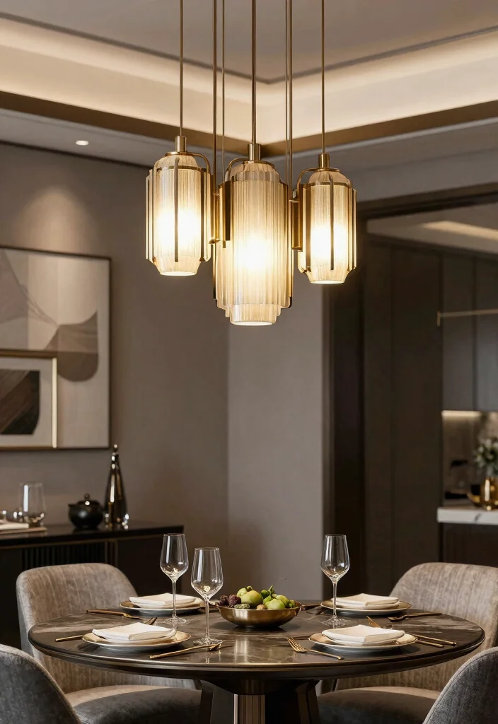 17 Pendant Ceiling Light Ideas That Feel Modern & Chic - 17. Contemporary Art Deco 1