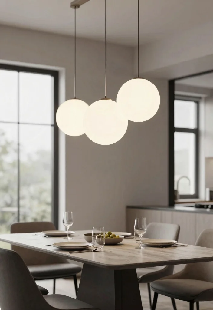 17 Pendant Ceiling Light Ideas That Feel Modern & Chic - 5. Minimalistic Globe Pendants 1