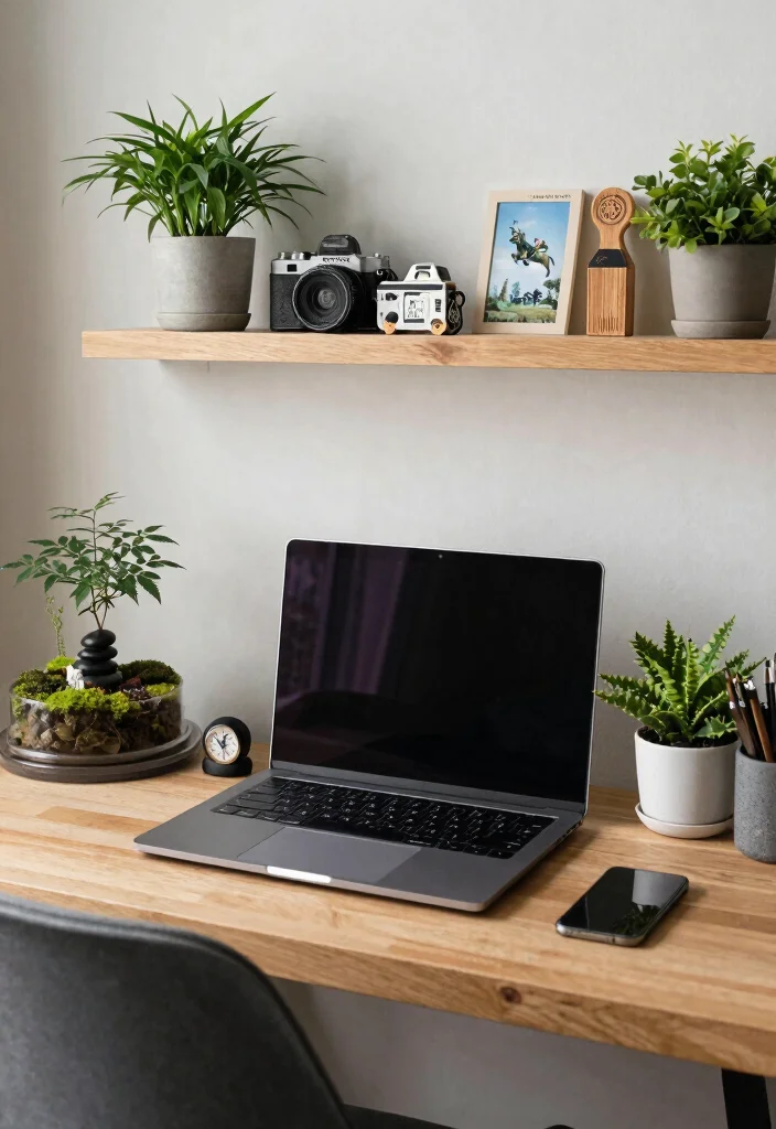 17 Programming Desk Setup Ideas That Boost Focus - 10. Personalized Zen 1