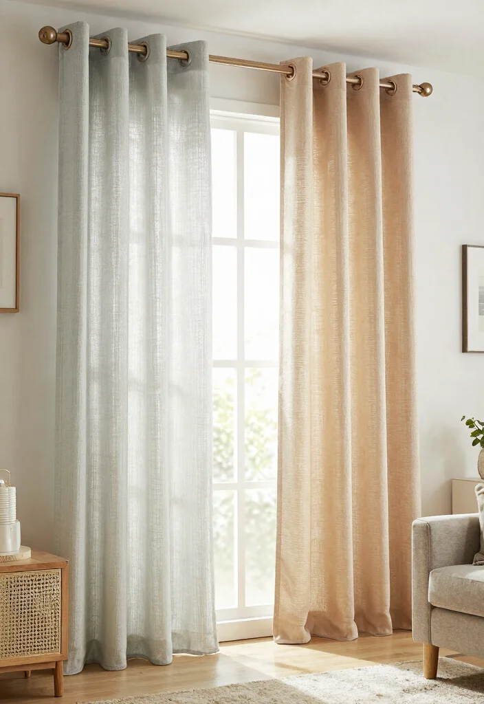 18 Curtains With Rings Ideas for an Elegant Finish - 18. Seasonal Changes with Curtains 1