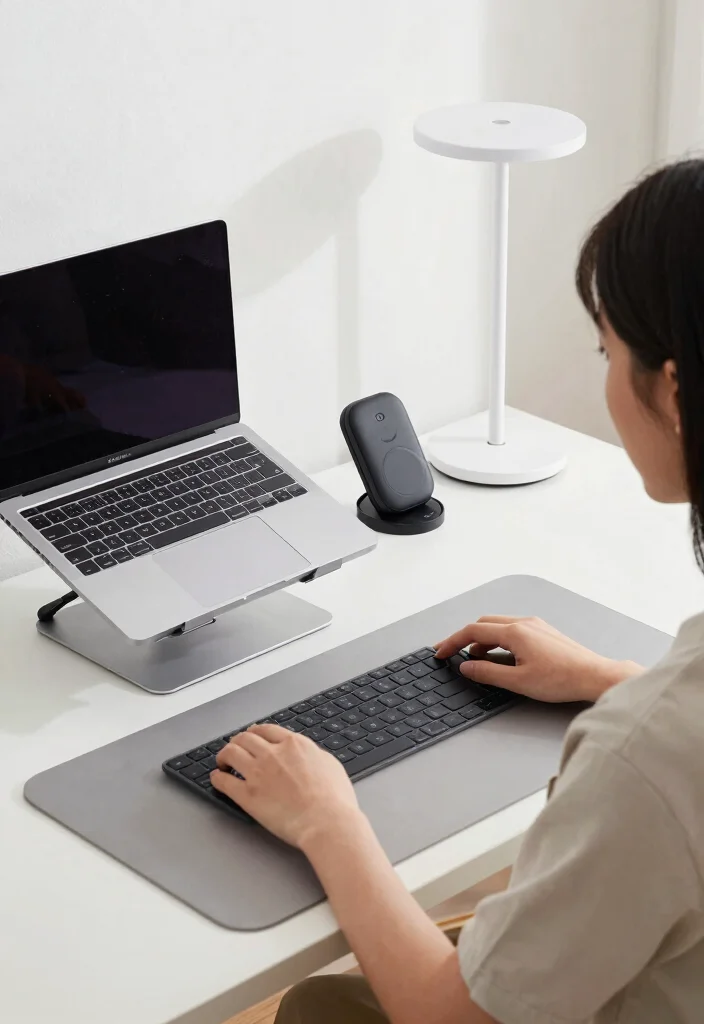 18 Girl Desk Setup Ideas That Look Cute & Organized - 11. Tech Savvy Space 1