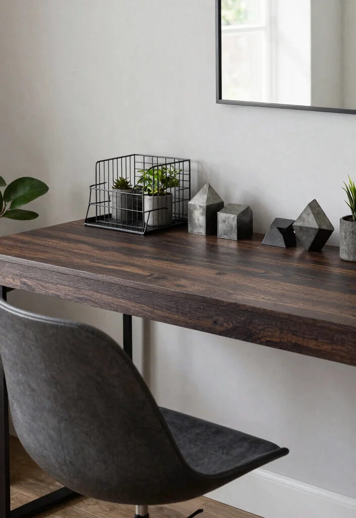 18 Girl Desk Setup Ideas That Look Cute & Organized - 13. Urban Chic 1