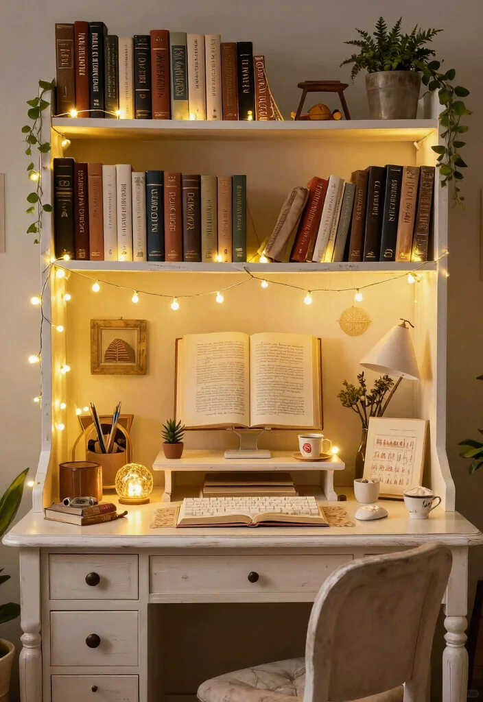 18 Girl Desk Setup Ideas That Look Cute & Organized - 15. Storybook Theme 1