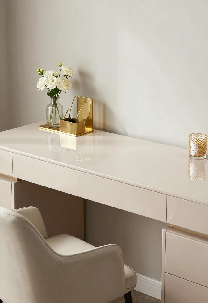 18 Girl Desk Setup Ideas That Look Cute & Organized - 8. Elegant Touch 1