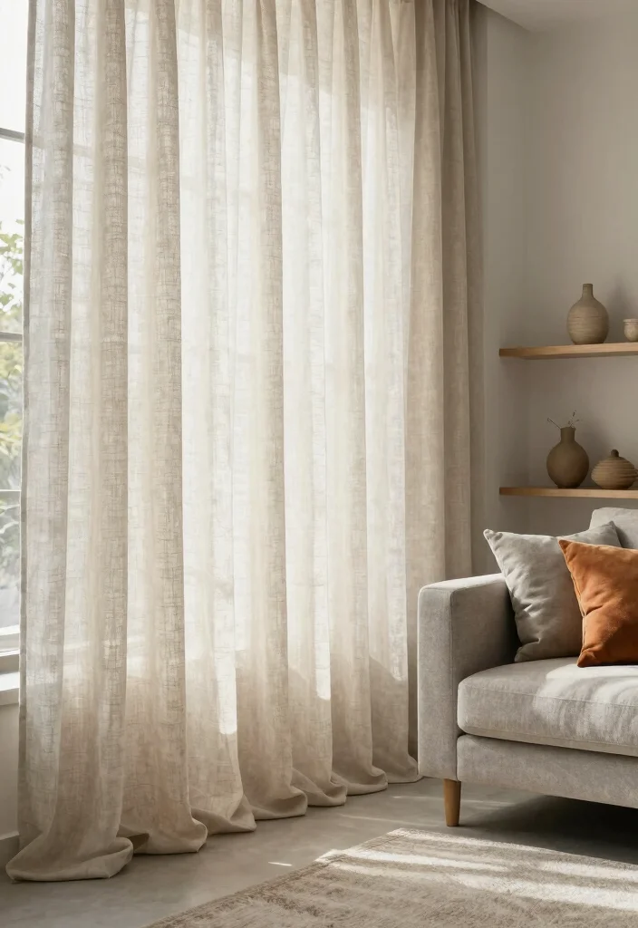18 Living Room Curtains Ideas Modern Homes Are Loving - 3. Linen Curtains 1