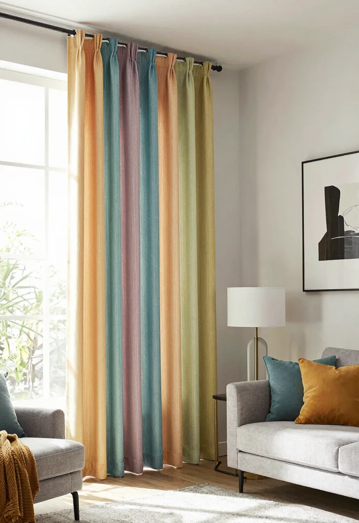 18 Living Room Curtains Ideas Modern Homes Are Loving - 4. Recycled Polyester Curtains 1