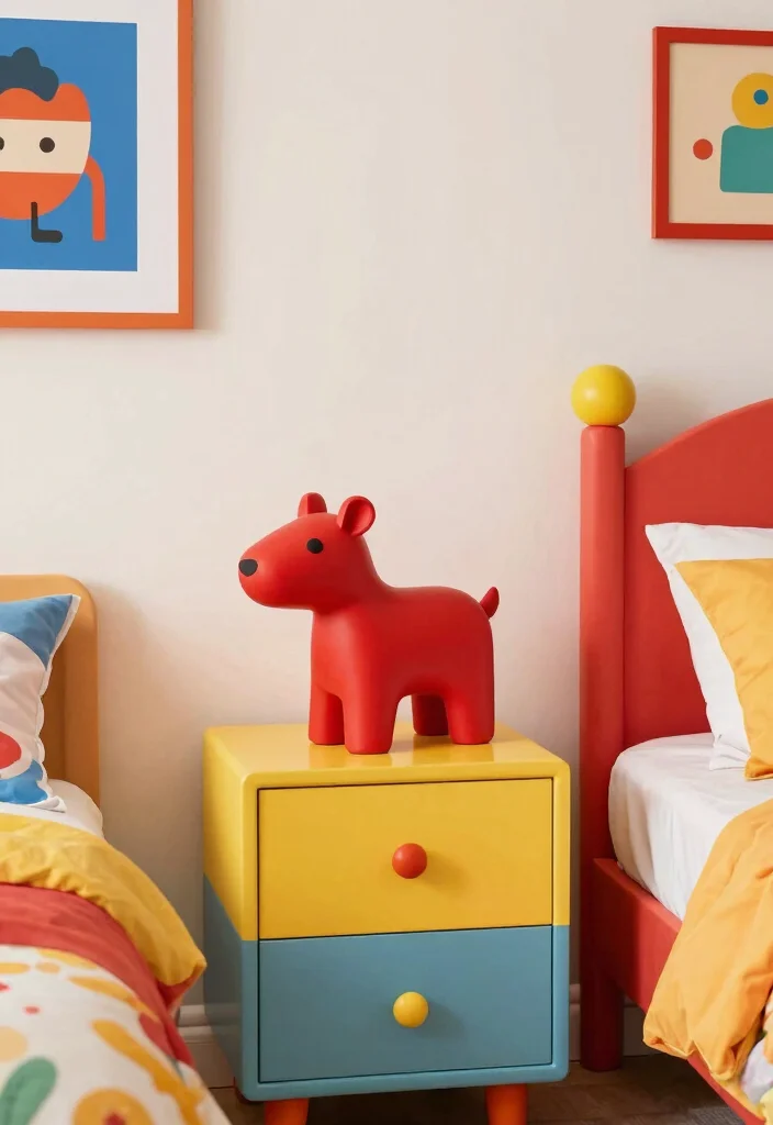 18 Red Table Lamp Ideas That Pop Boldly - 13. Fun Novelty Red Lamp 1