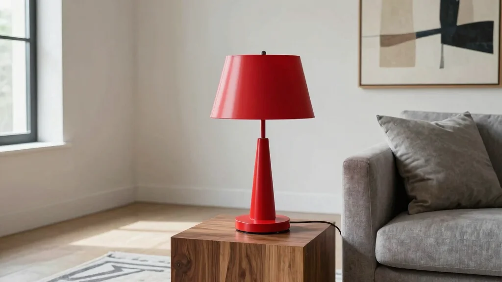 18 Red Table Lamp Ideas That Pop Boldly