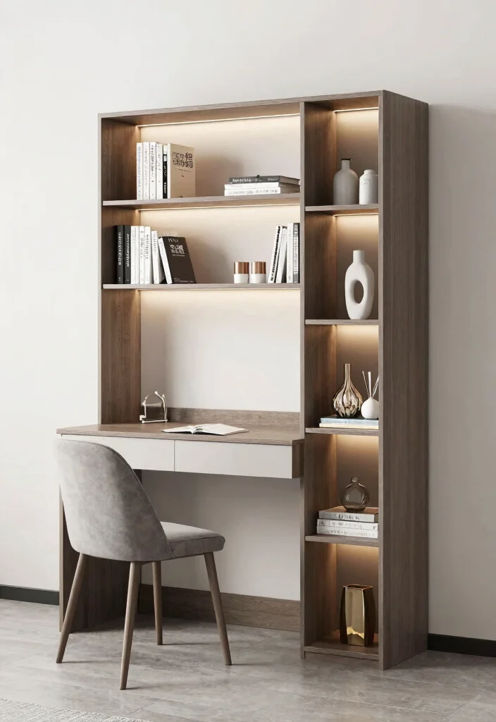 18 Simple Bookshelf Ideas That Still Look Stylish - 16. Function Meets Aesthetics 1