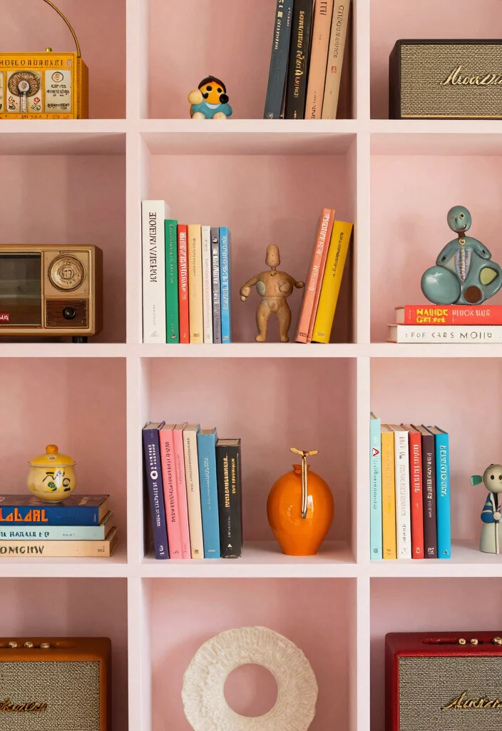 18 Simple Bookshelf Ideas That Still Look Stylish - 17. Eclectic Mix 1