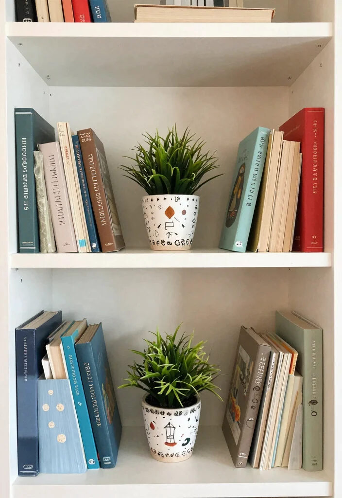 18 Simple Bookshelf Ideas That Still Look Stylish - 18. DIY Bookshelf Decor 1