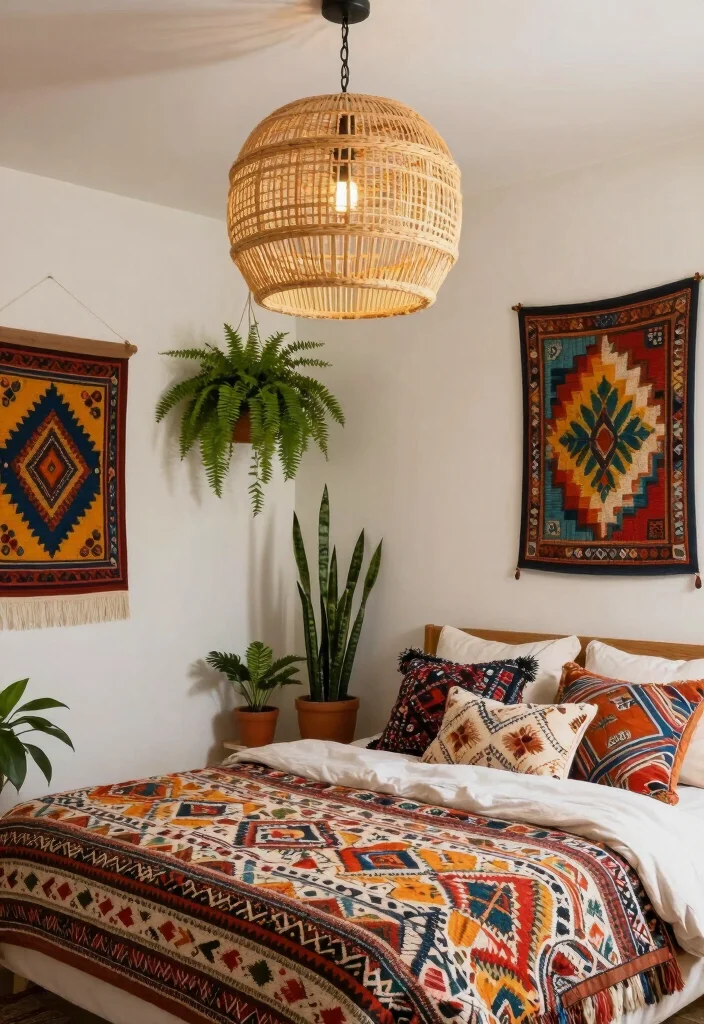 18 Small Chandelier Bedroom Ideas With Soft Sparkle - 1. Ethereal Bohemian Bliss 1